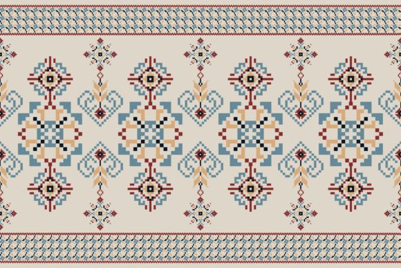 Beautiful Floral Cross Stitch Pattern