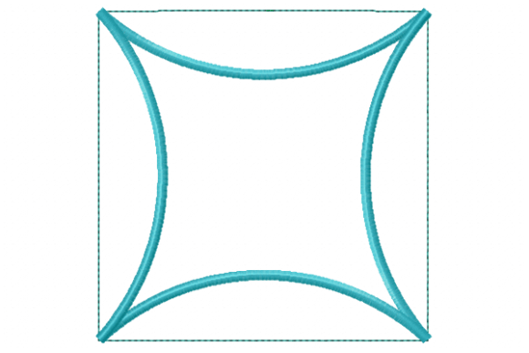 Cathedral Window Quilt Block