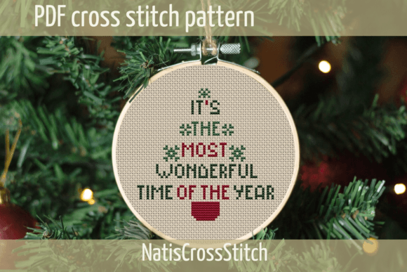 Christmas Tree Cross Stitch Pattern