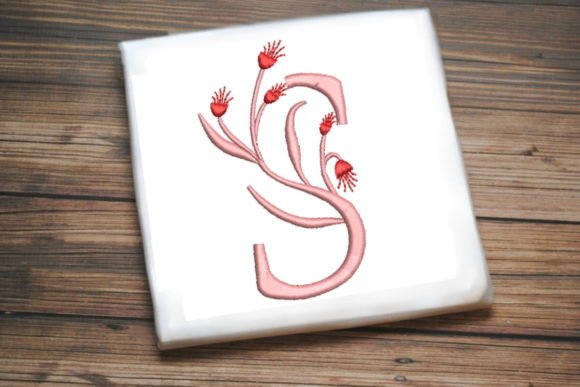 Floral Monogram Letter S: A Thoughtful Choice for Personalized Gifts
